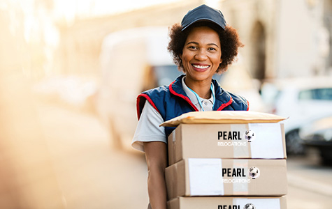 Girl with pearl relocation boxes